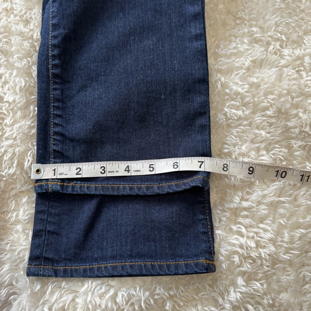 Lauren Ralph Lauren Dark Wash Jeans Denim Straight Leg Size 12 Petite 29” inseam - Picture 9 of 14